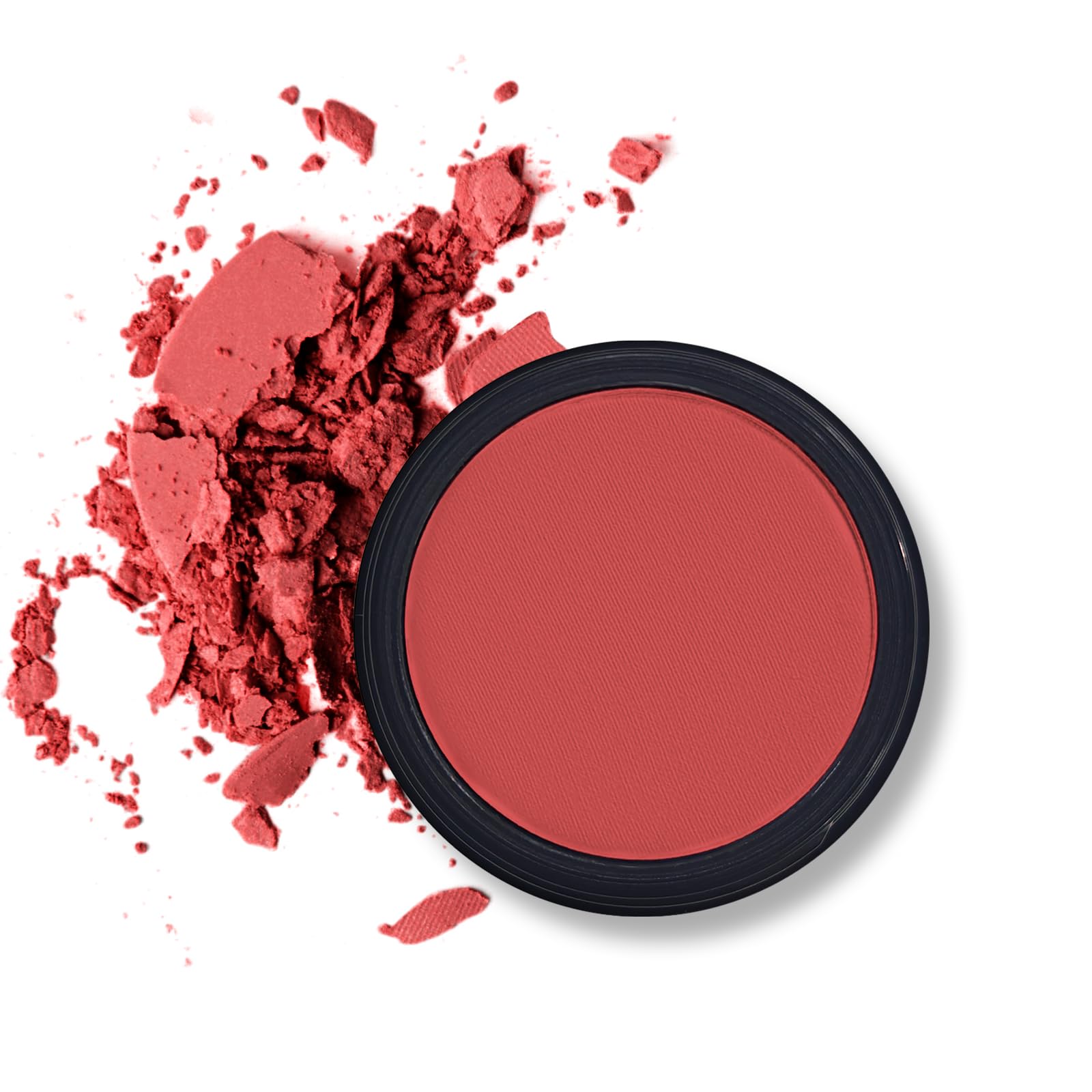 Erinde Palette de fards à paupières rouge uni, tons nudes mats, waterproof, haute pigmentation et longue durée