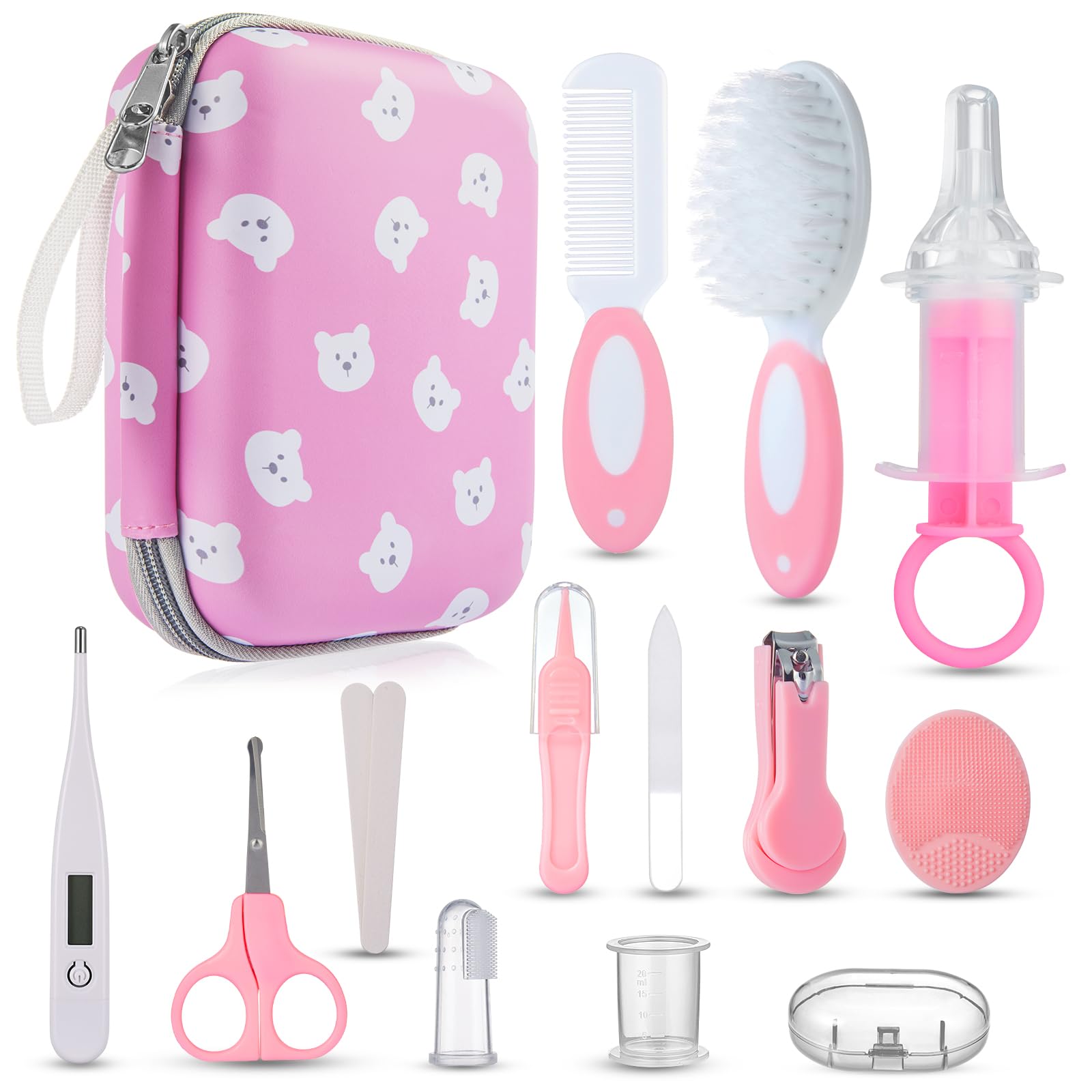 Set Cura Bambino Lictin 12 Pezzi - Beauty BabyCare Per Igiene E Pulizia - Ideale Per Viaggi E Uso Quotidiano - Foto 3