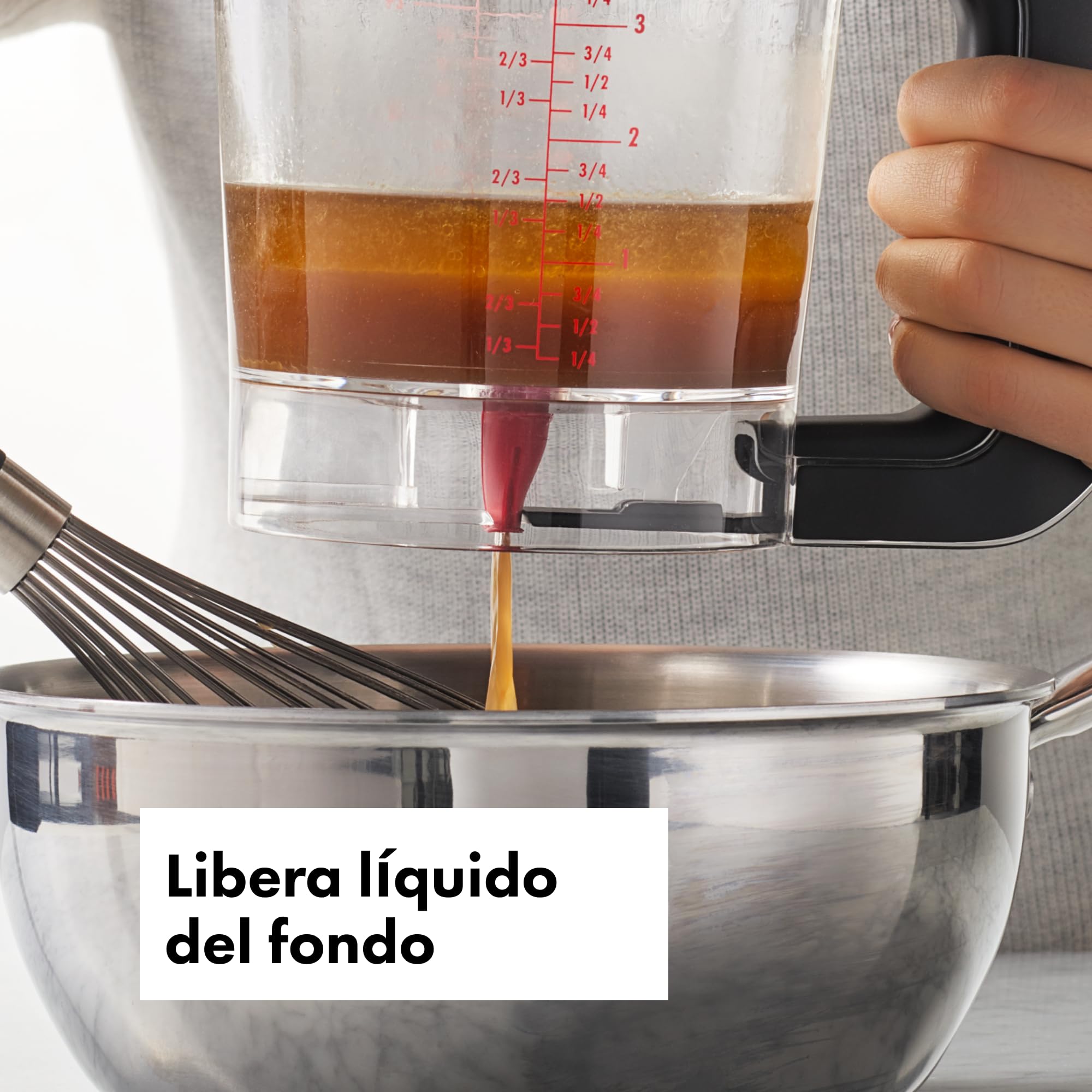 OXO Good Grips Buena Gravy Separador de Grasas - 1L - 12.95 x 21.59 x 17,78 cm