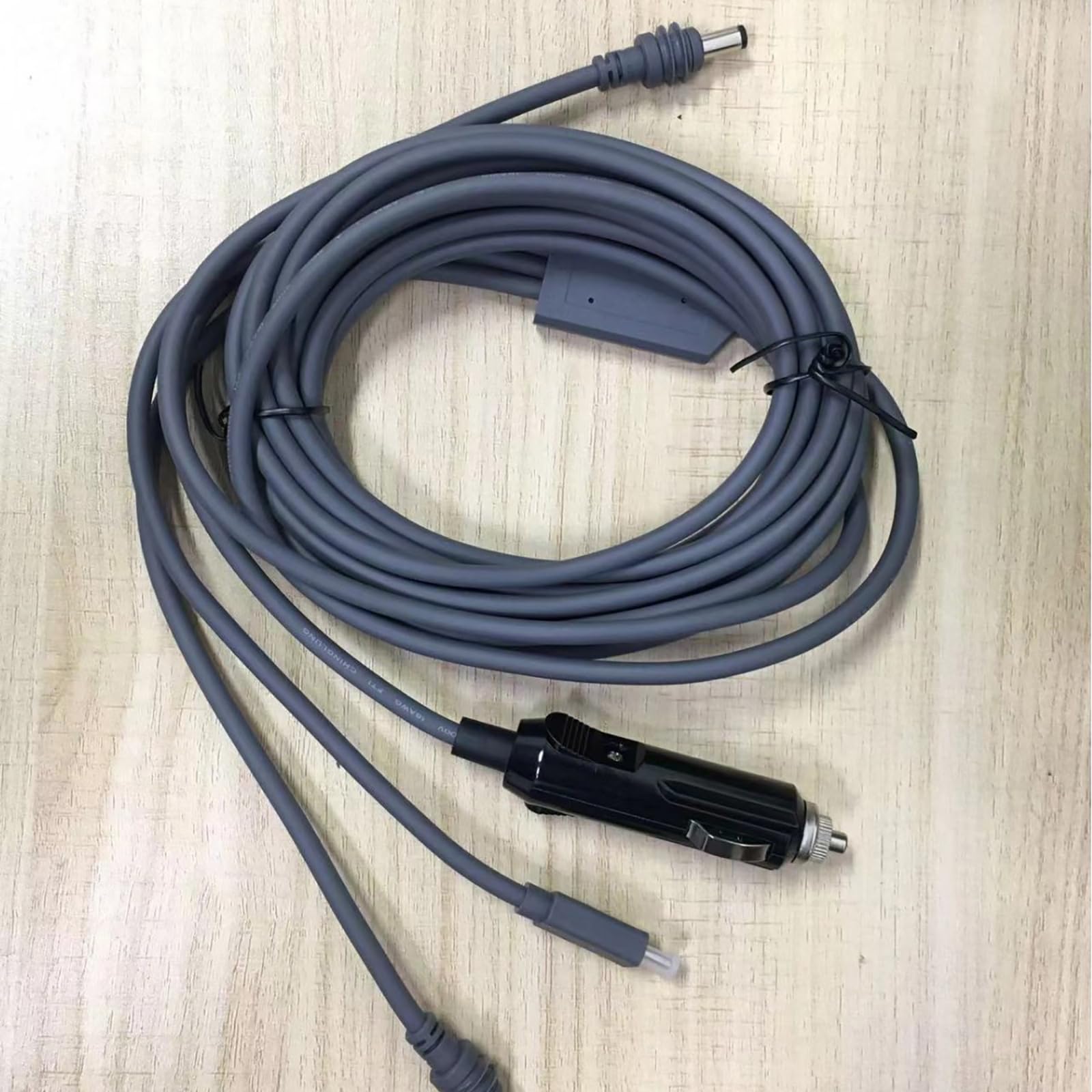 Cable de alimentación USB C a D flexible y portátil, cable USB de plástico eficiente para actividades al aire libre y uso de coche para espacio X