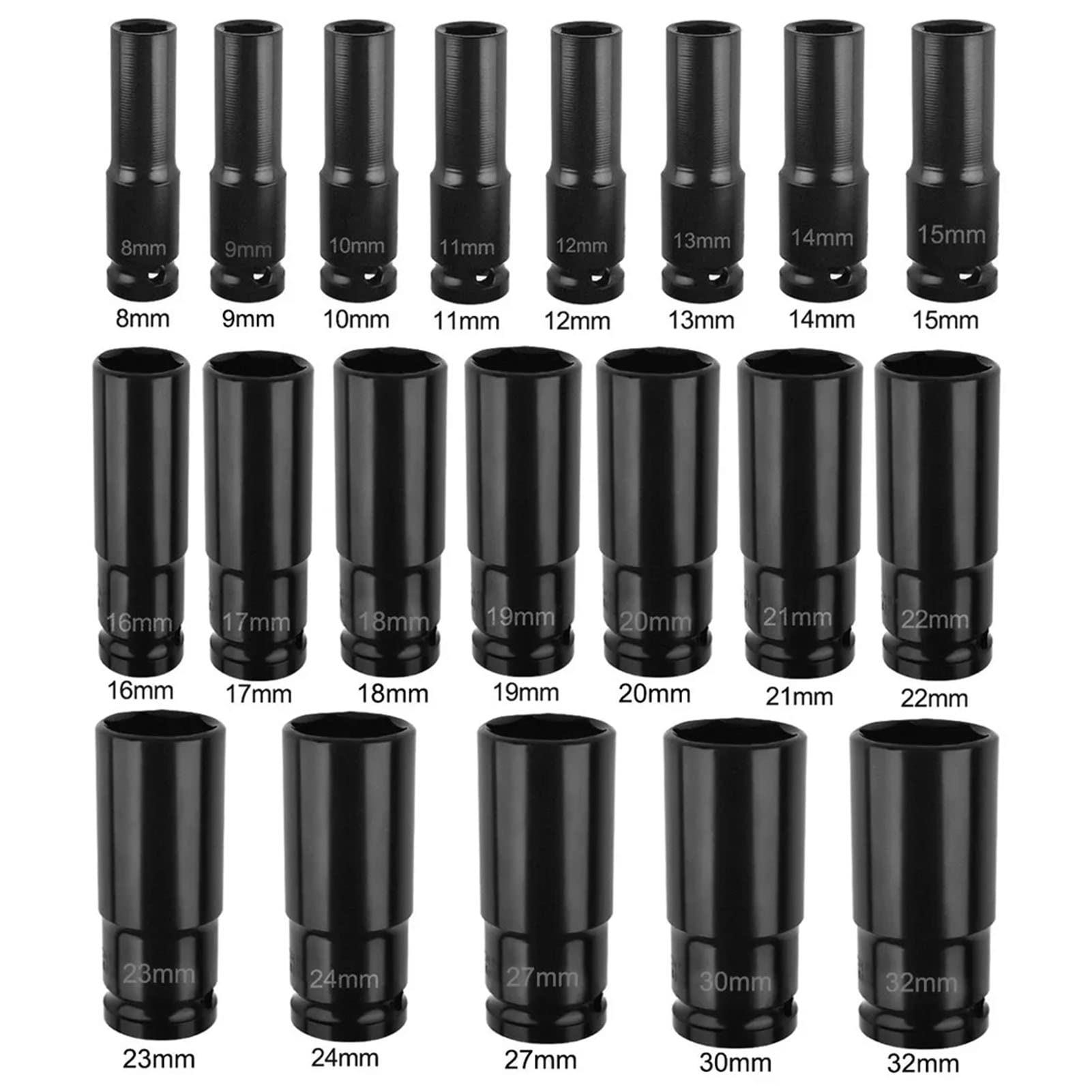 20pcs Zestaw Gniazda Sześciokrotnego Sniwi o Wysokiej Wytrzymałości Stalowe Gniazdo Gniazda Elektrycznego do Elektrycznego Adaptera Wiertła Adapter Udarowy