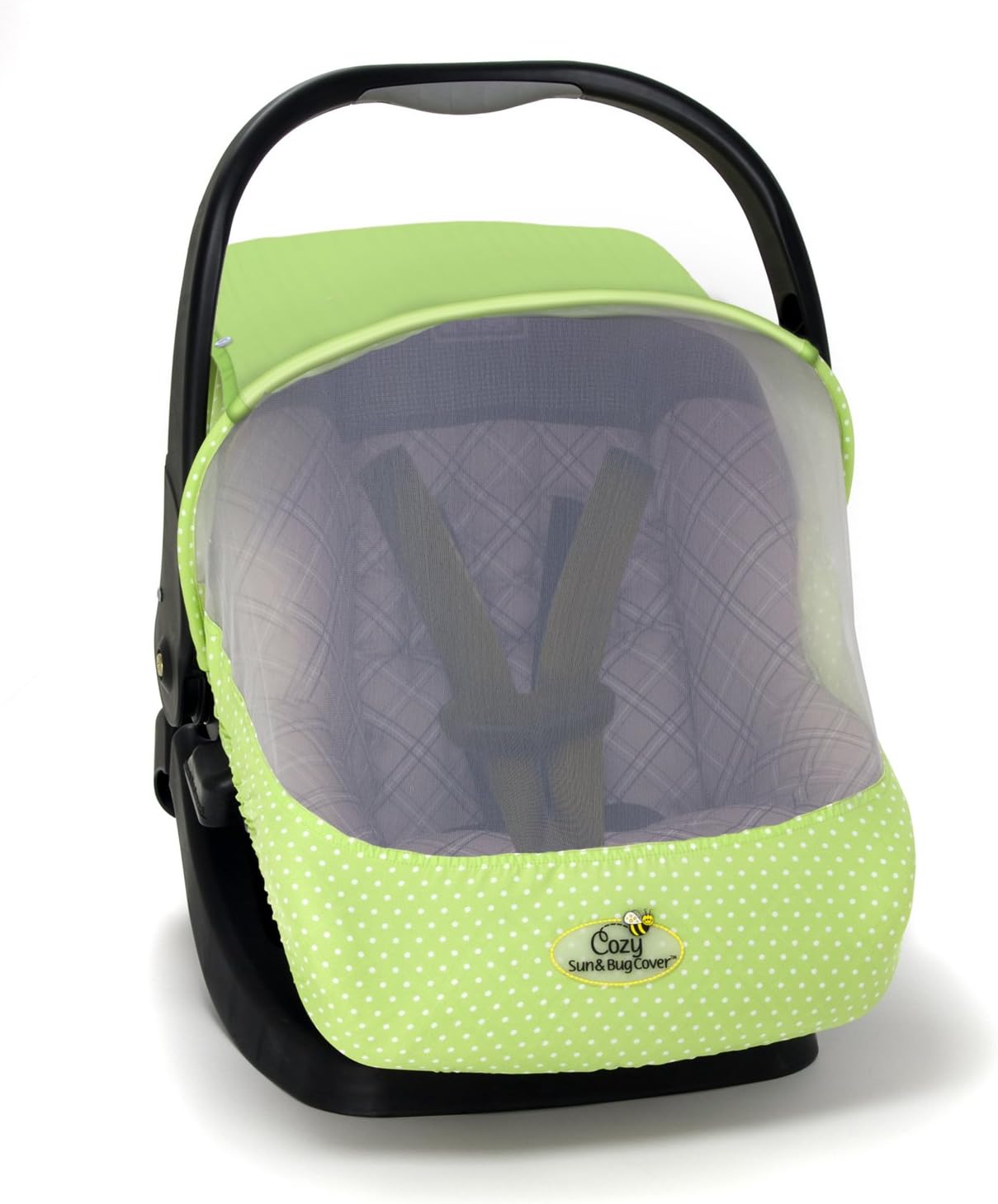 Cozy Car Seat Sun and Bug Cover (GREEN)