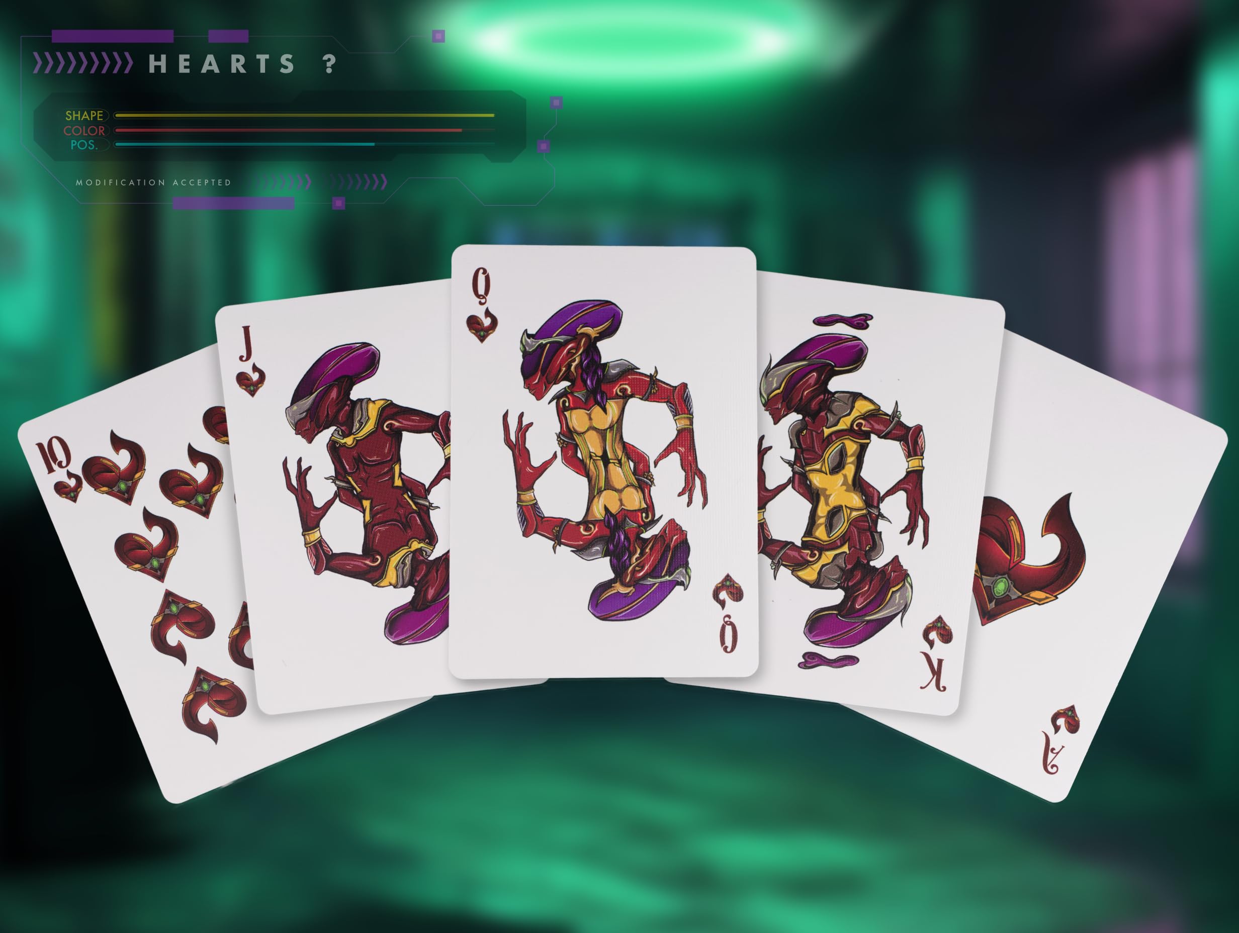 Bicycle Laboratory 3000, Mysterious Card Game with Futuristic Design, Special Collection, Black, Purple and Green, Standard - Image 3