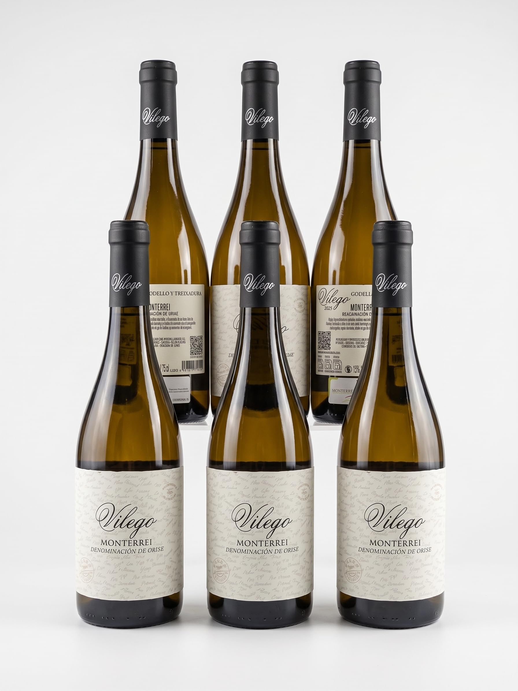 Vilego Vino Blanco Monterrei Godello y Treixadura 2025 (Caja 6 Unidades) | Elaborado con uvas Godello y Treixadura de la añada 2025, expresión auténtica del terruño gallego.