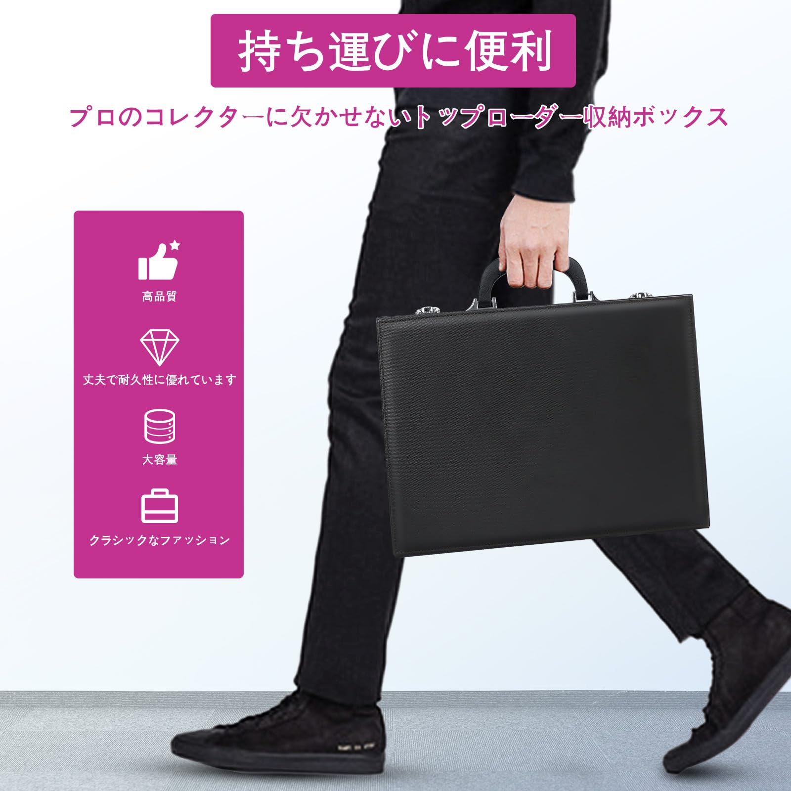 Amazon.co.jp: HIMOMO ストレージボックス トレカ 4列 カードケース