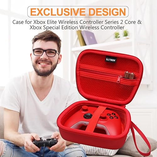 Vista 88 de LTGEM Controller Case Compatible with Xbox Core/Xbox Elite Series 2 Core/PlayStation DualSense/GameSir G7 SE/PowerA Gaming Controller, Blue