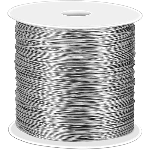cridoz 26 Gauge Stainless Steel Wire for Jewelry Making, Baling Wire for Wrapping, Craft and Jewelry Making