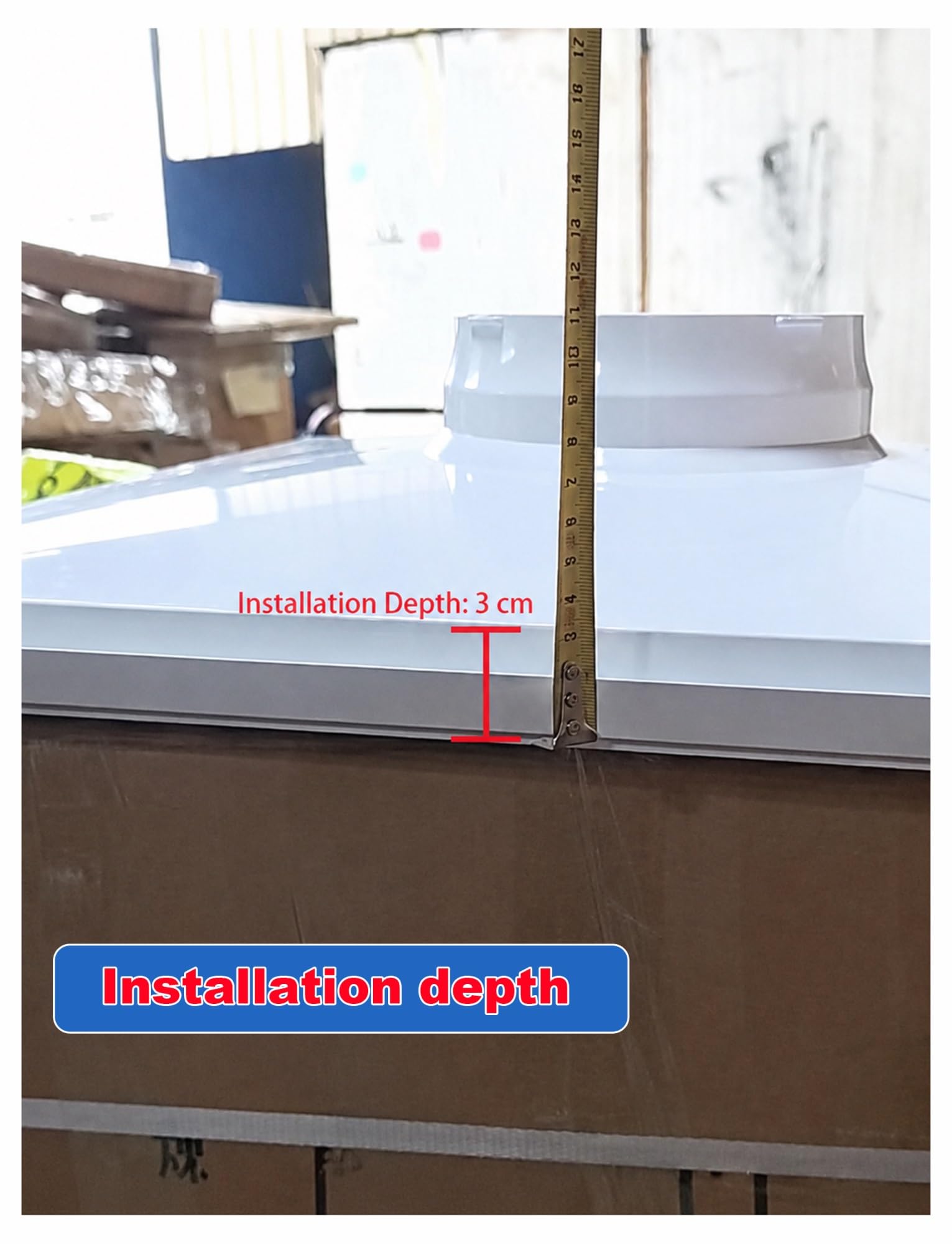 Ventilación de retorno de techo integrada cuadrada, rejilla de ABS con filtro lavable