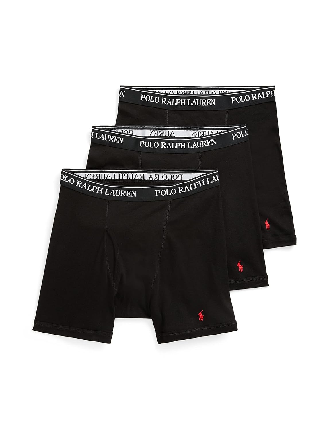 POLO RALPH LAUREN Mens Classic Fit Cotton Boxer Briefs Trunks Long Leg Available 3-Pack