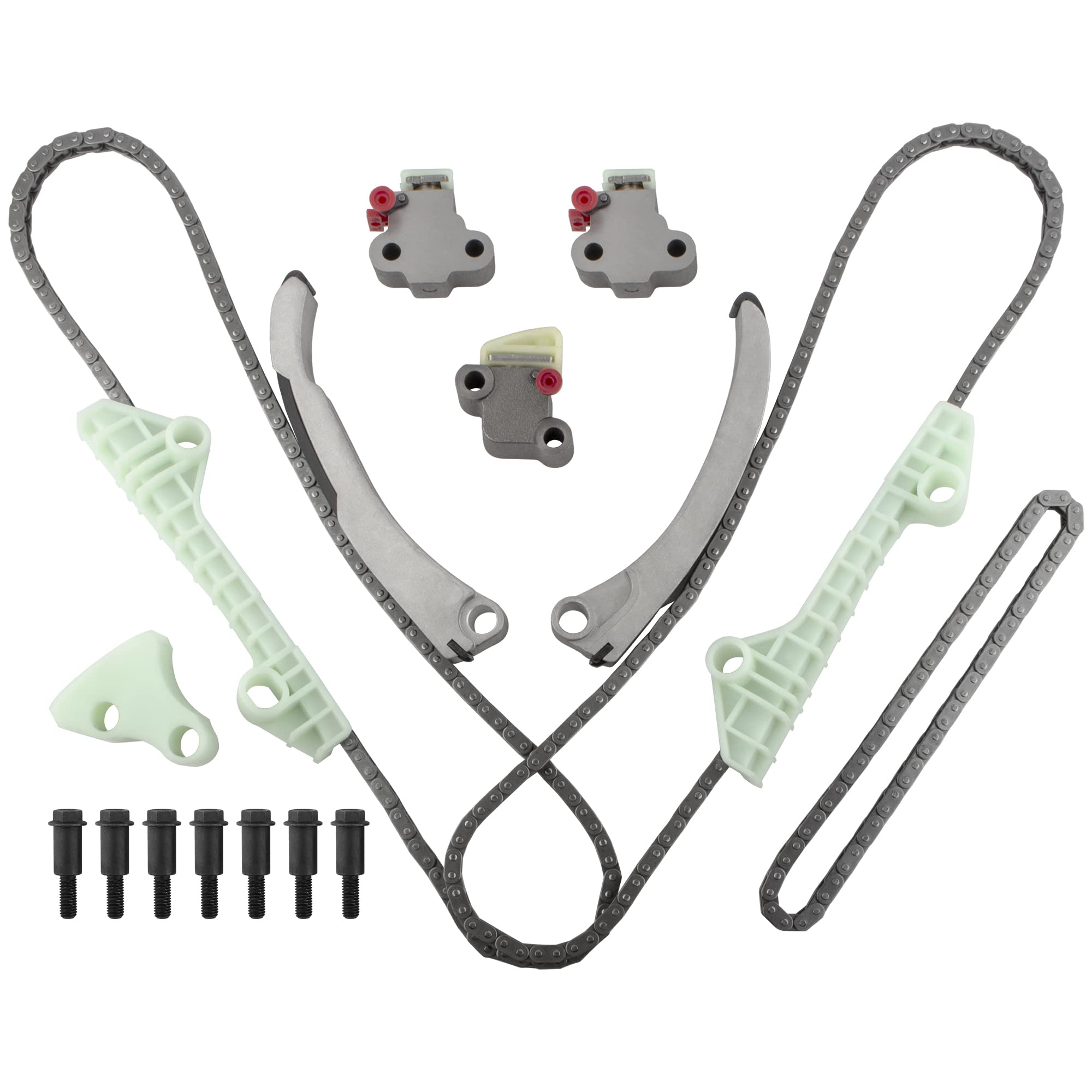 BOXI Timing Chain Kit Fit for Buick Lucerne 06-09 / for Cadillac Allante DeVille DTS Eldorado Seville SRX STS XLR 93-09/Olds-mobile Aurora 4.0L 95-99,01-03 / for Pontiac Bonneville 4.6L 04-05 TK1328WP