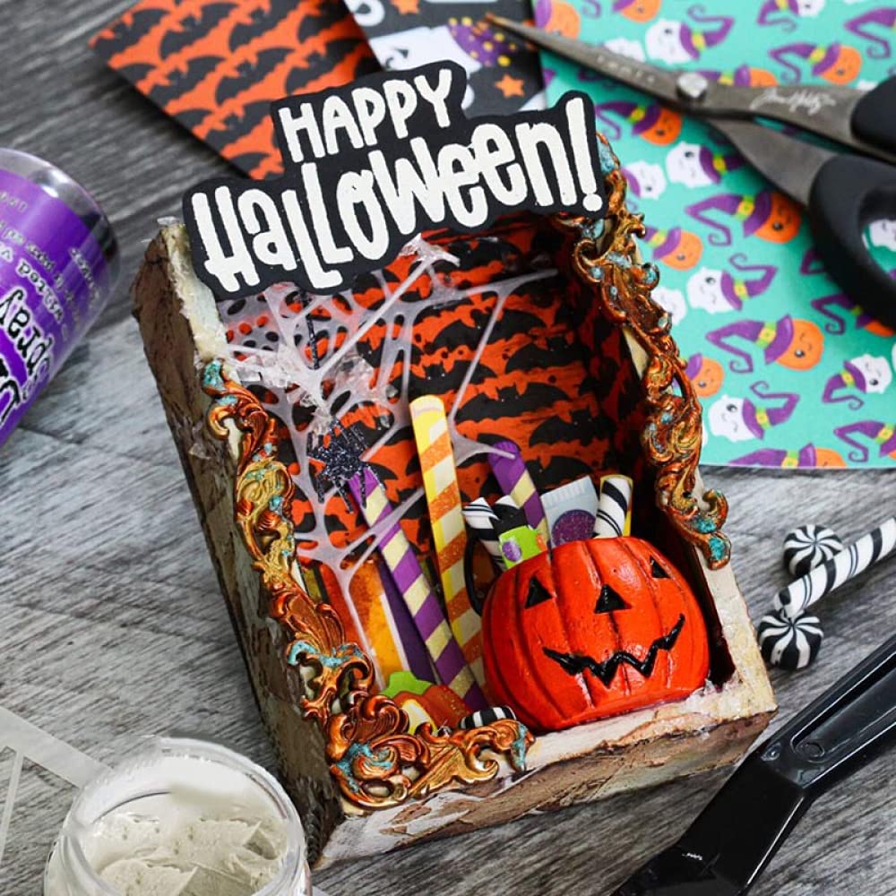 Metall-Stanzschablonen Set Halloween Hexenschuhe – Für Kartenbasteln & Scrapbooking