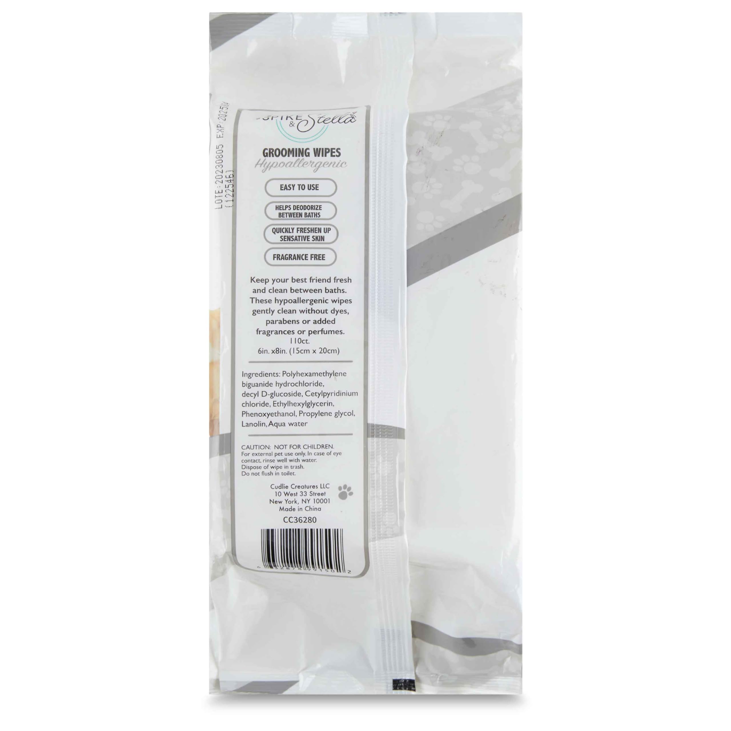 110 Pack Pet Grooming Wipes - Large & Extra-Large Sizes - Lavender, Aloe, & Unscented Variations - Hypoallergenic & Extra Durable - Perfect for Dogs & Cats, 6"x8" - image 8
