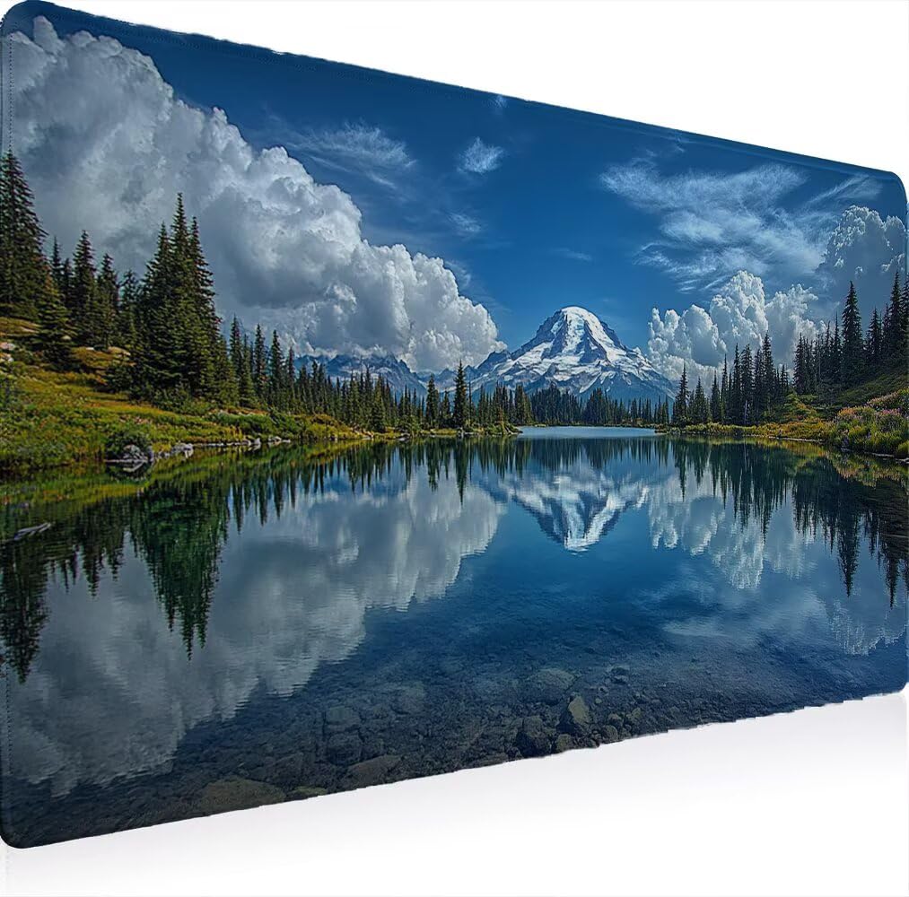 Podkładka pod mysz, podkładka pod mysz XXL 1200 x 600 podkładka pod mysz dla graczy, wodoodporna gumowa podstawa, duża podkładka pod mysz do gier na biurko zszyte krawędzie wodoodporna antypoślizgowa