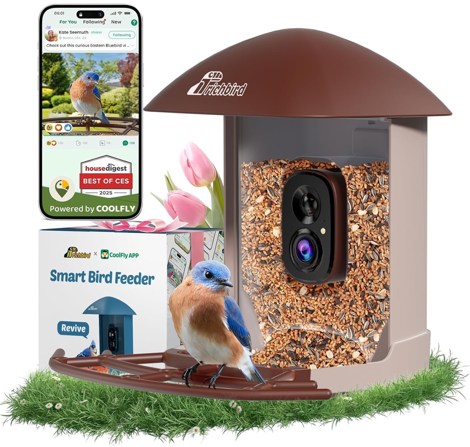 RichBird Smart Bird Feeder with Camera