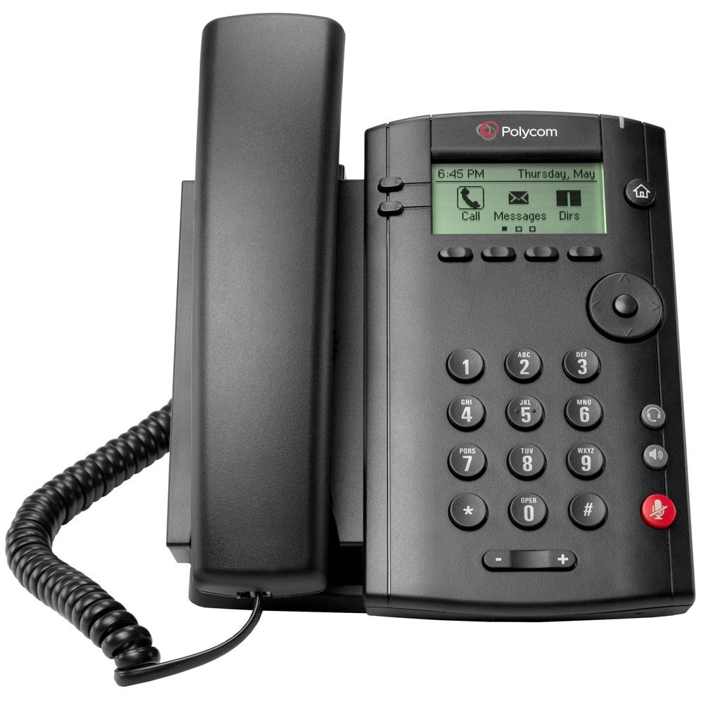 Polycom VVX 101 Téléphone VoIP Noir