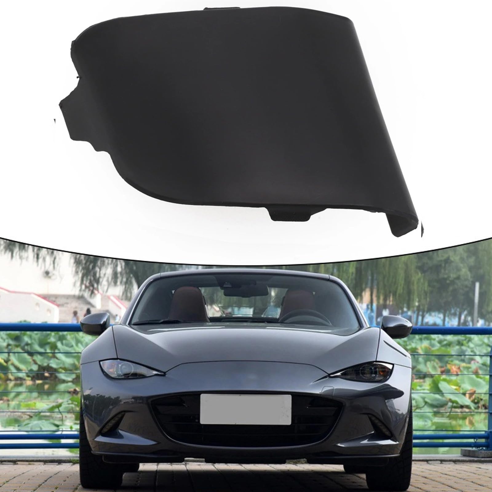 Ywmsfl Front Bumper Trailer Hook Covers Caps Suitable for MX-5 MX5 2016-2023 Exterior Maintenance Parts N24350A11