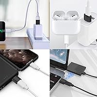 Vista 5 de Adaptador USB a USB C, USB C hembra a USB 3.1 macho adaptador de 10 Gbps compatible con iPhone 17 16 15 14 13 12, Samsung Galaxy S25 S24 S23 S22