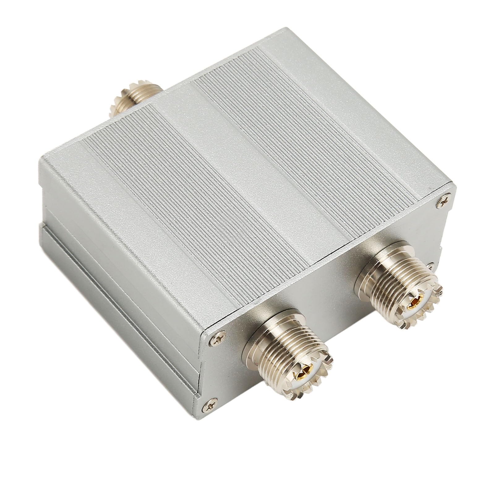 KIMISS Duplexer Combinatore di Antenne HF VHF UHF per Stazione di Transito a 3 Bande - Isolamento del Segnale, Design Multifunzionale per Ricetrasmettitori Mobili