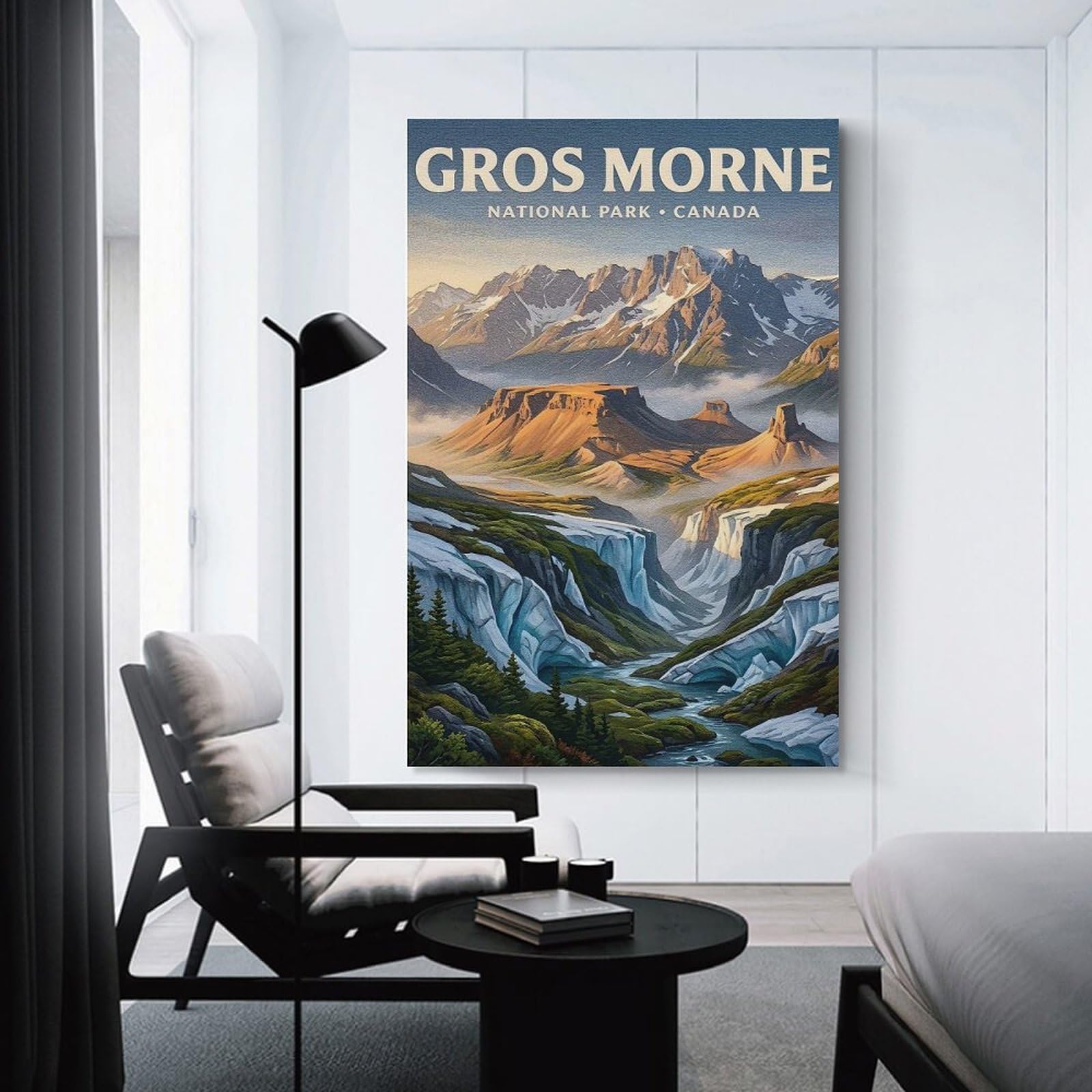 Junmoney Gros Morne National Park Canada Room Decor Wall Art, 24x36inch(60x90cm), for Hallway, Lounge Or Guest Room, Gift Idea for Housewarming And Birthdays