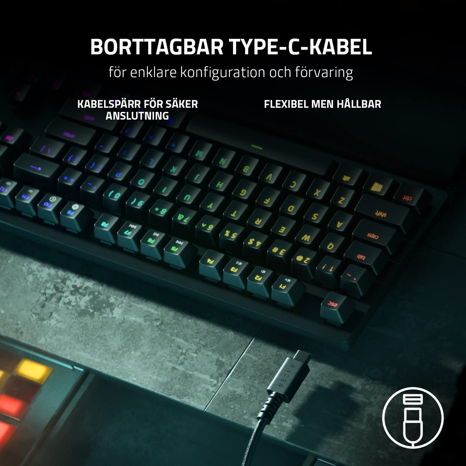 Amazon | Huntsman V2 Tenkeyless (Purple Switch) - Nordic Layout