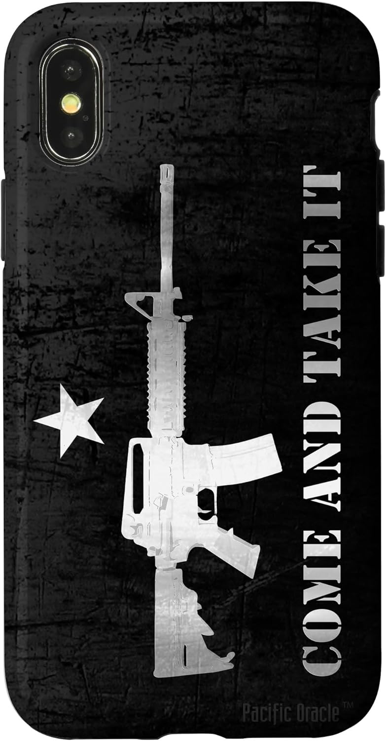 Epic Military 2A Gun Rights Supporter Come and Take It AR-15 Case for iPhone 14