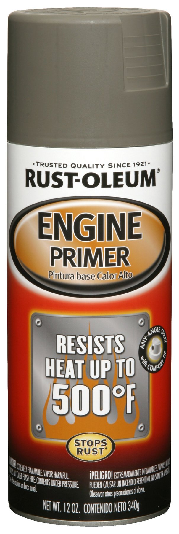 RustOleum 249340 Automotive High Heat Primer Spray Paint, 12 Fl Oz