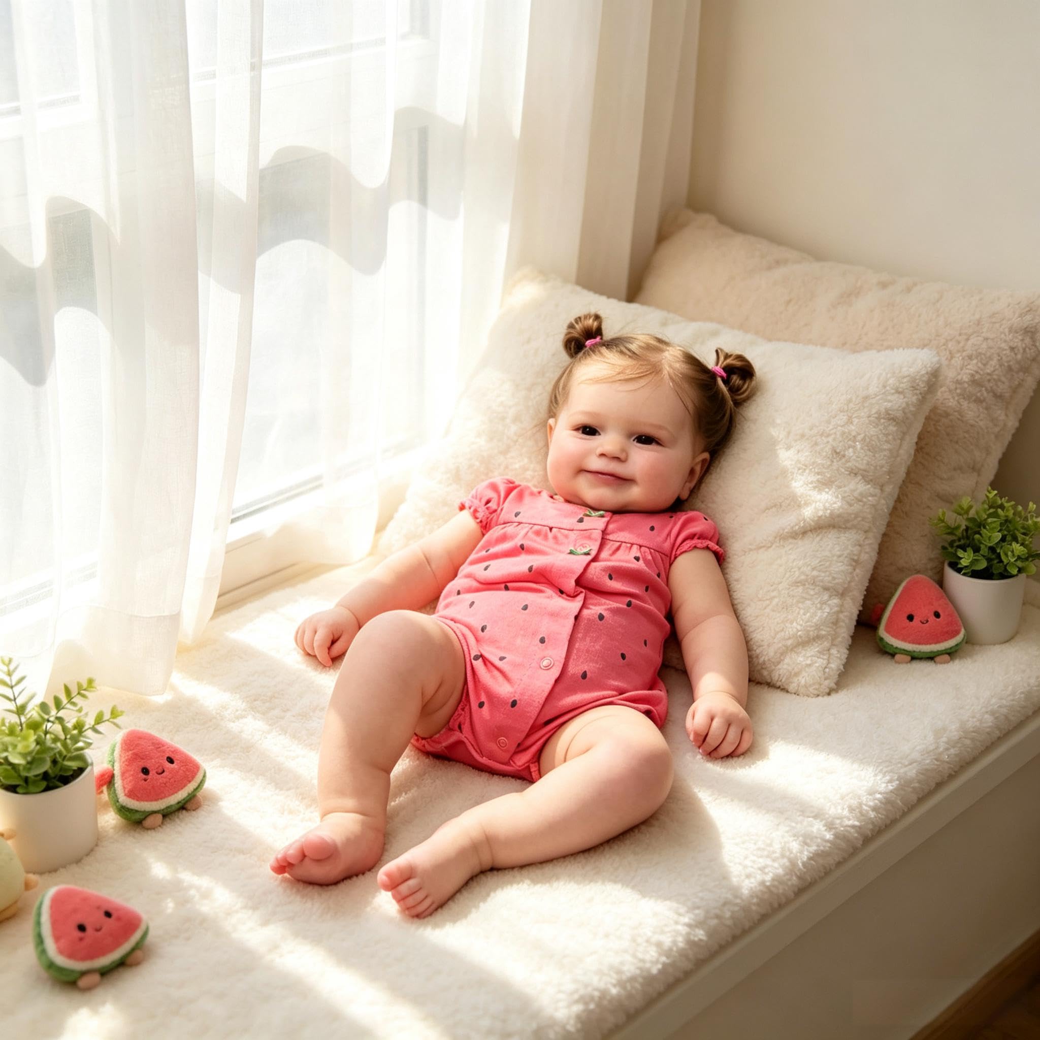 RXDOLL Realistyczne lalki Reborn Baby Dolls Girl, silikonowe, na całe ciało, winyl, 50 cm, realistyczna, wodoodporna, prawdziwie wyglądająca lalka Reborn, oczy otwarte z włosami, dla dzieci w wieku od