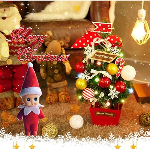 Miniatura 7 de WULEEUPER Muñeca pequeña de elfo bebé  Decoración de elfo en miniatura de Navidad  Regalo para recién nacido  Muñecas de elfo de crecimiento bebé