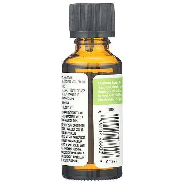 Whole Foods Market, 100% Essential Oil Citronella, 1 oz 2
