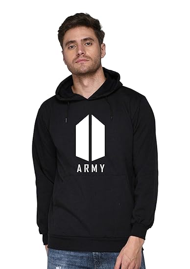 Unisex Printed Hoodie : BTS Army