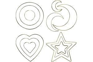 Gold Macrame Metal Hoop Rings for DIY Wall Hanging Dream Catcher Making