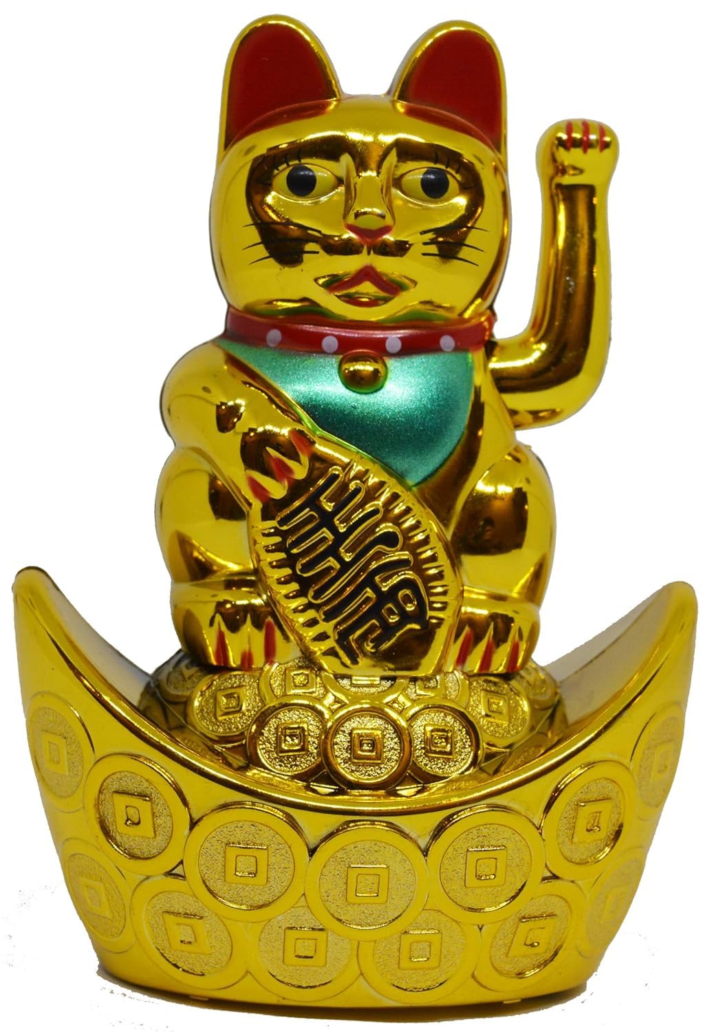 Vastu/Feng Shui Maneki Neko Welcome Cat Waving Arm Good Maneki Neko Luck/Lucky Cat for Wealth/Home Decor/Office Decor/Shop Decor Gift Decorative & Showpiece (Lucky Welcome Cat)