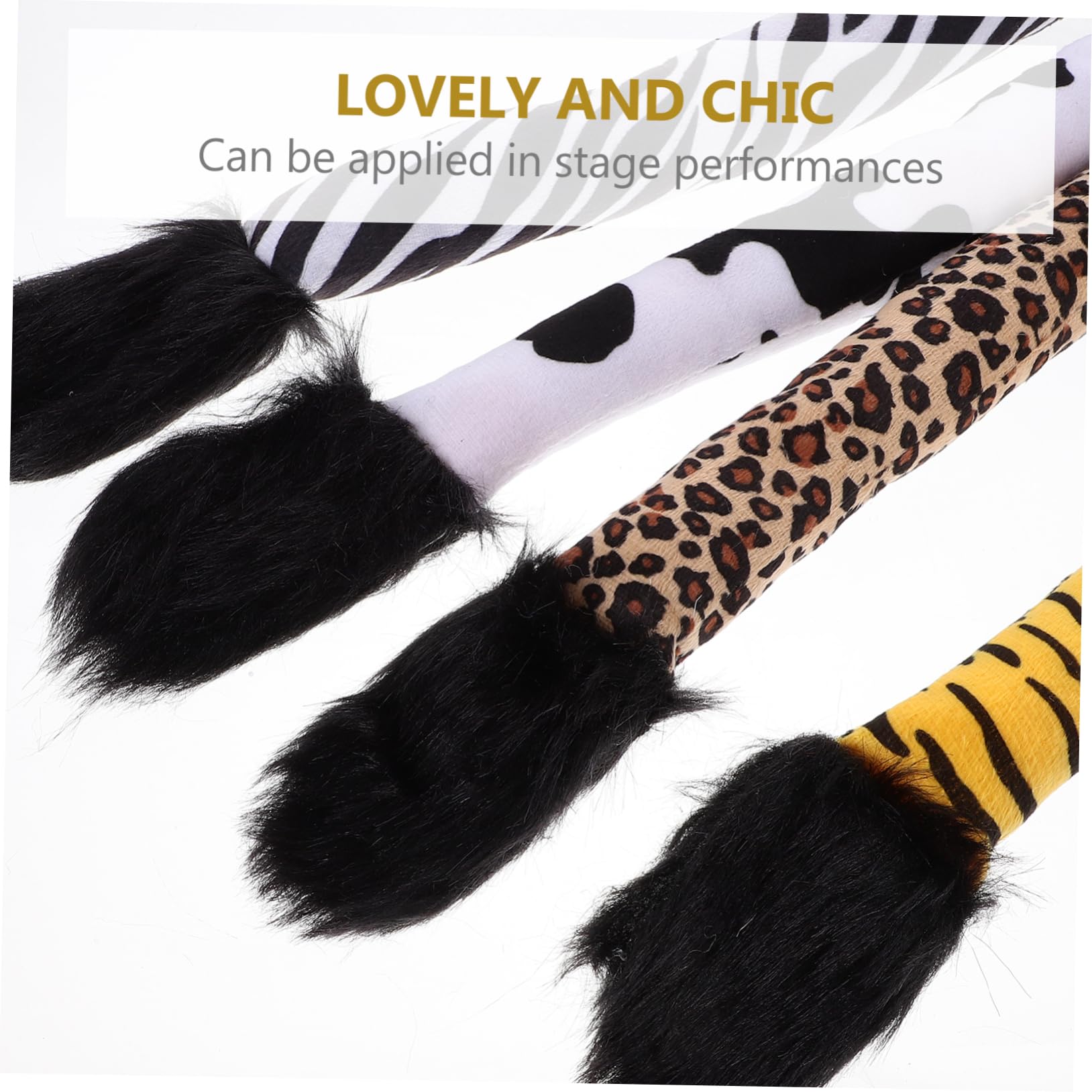 Costume Da Coda Di Animali Costume Da Coda Di Topo Coda Di Animali Per Costume Cosplay Costume Da Zebra Accessori Per Costumi Da Animale Da Zoo Maschera Pelosa Costume Peloso Coda