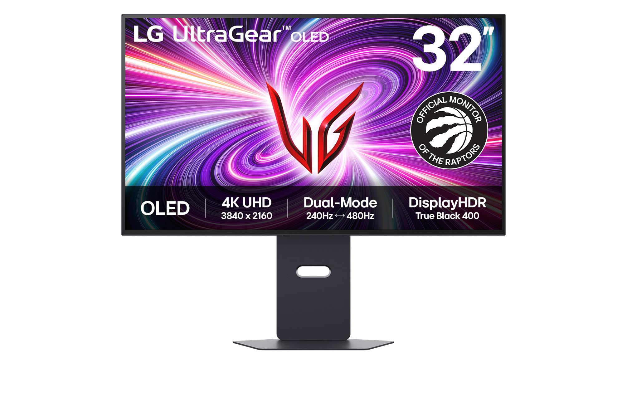 LG Ultragear™ OLED 32GS95UV-B - 32 inch Dual-Mode Gaming Monitor | Dual-Mode (4K 240Hz FHD 480Hz) / UHD (3840 x 2160) / 0.03ms (GtG) / DCI-P3 98.5%