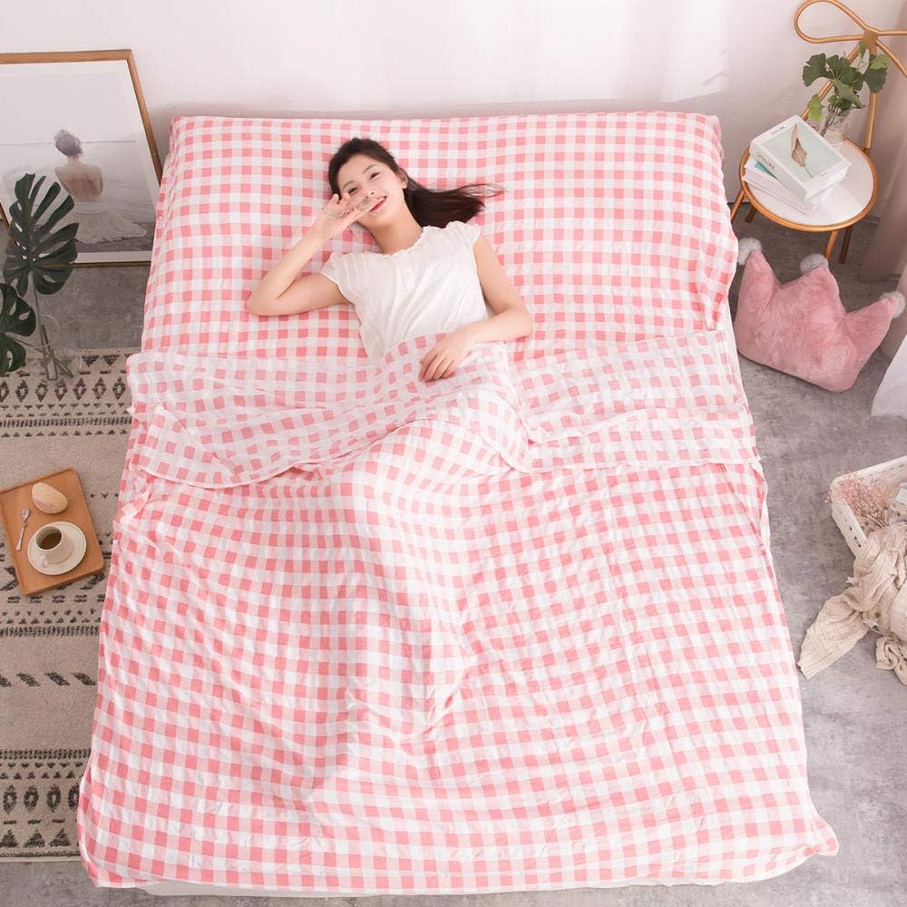 JUJUNGE Twill Washed Cotton Sleeping Bag Outdoor Travel