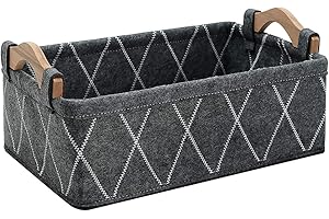 Collapsible Felt Fabric Bin: Ideal for Organizing Everyday Essentials
