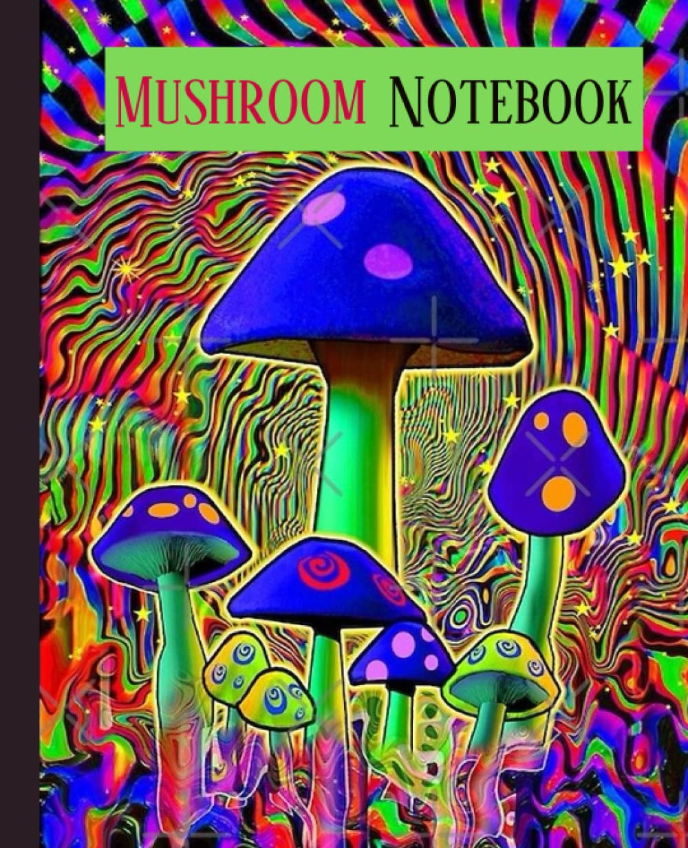 Mushroom Notebook: Composition Notebook Beautiful college ruled wild mushroom illustrations. Perfect gift for Kids, Teens and Adults