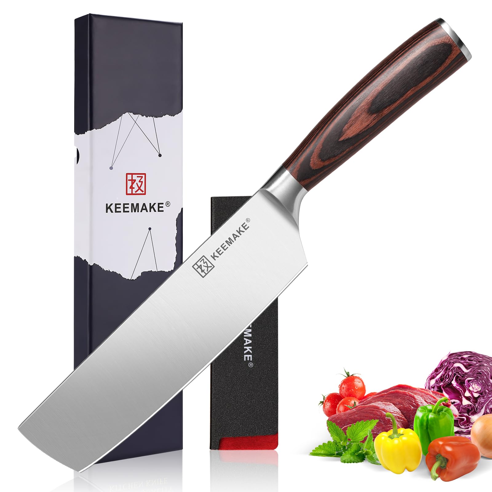 安保製 菜切包丁 180mm 片刃右仕様 【公式通販】