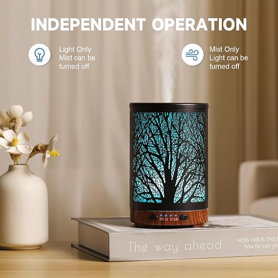 120 ML Metal Tree Diffuser + 120 ML Art Glass Diffuser