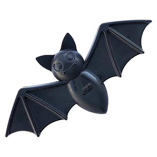 SodaPup Vampire Bat – Durable Dog Chew Toy Made in USA from Non-Toxic, Pet Safe, Food Safe Nylon Material for Mental Stimulation, Clean Teeth, Fresh Breath, Problem Chewing, Calming Nerves, & More - Black Nylon Vampire Bat - Medium