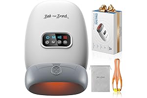 BOB AND BRAD Cordless Hand Massager with Heat and Compression