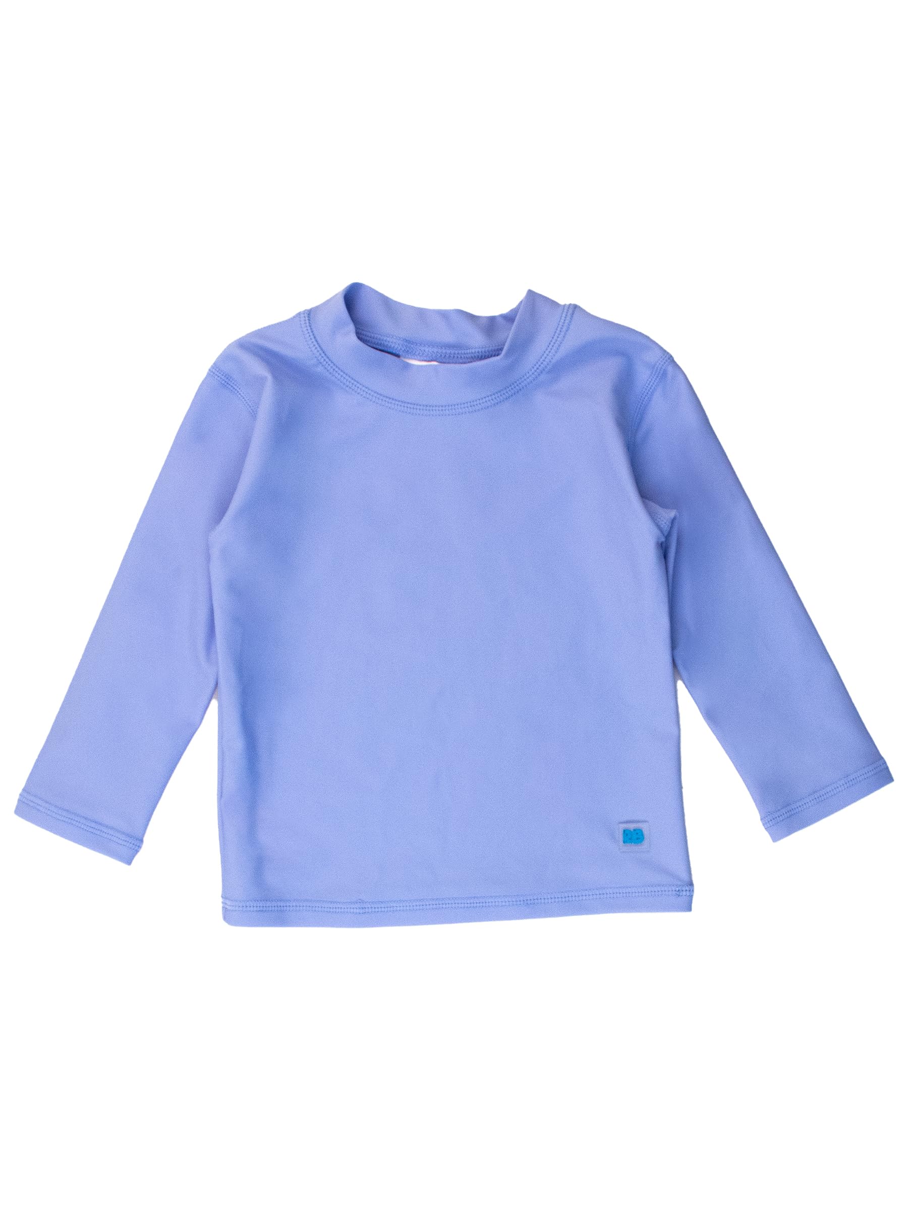 RUGGEDBUTTS Boys Rash Guard Top - Long Sleeve Swim Shirt UPF 50+ | Nylon Blend, UPF 50+ Sun Protection, Premium Quality, Long Sleeves, Classic Fit,