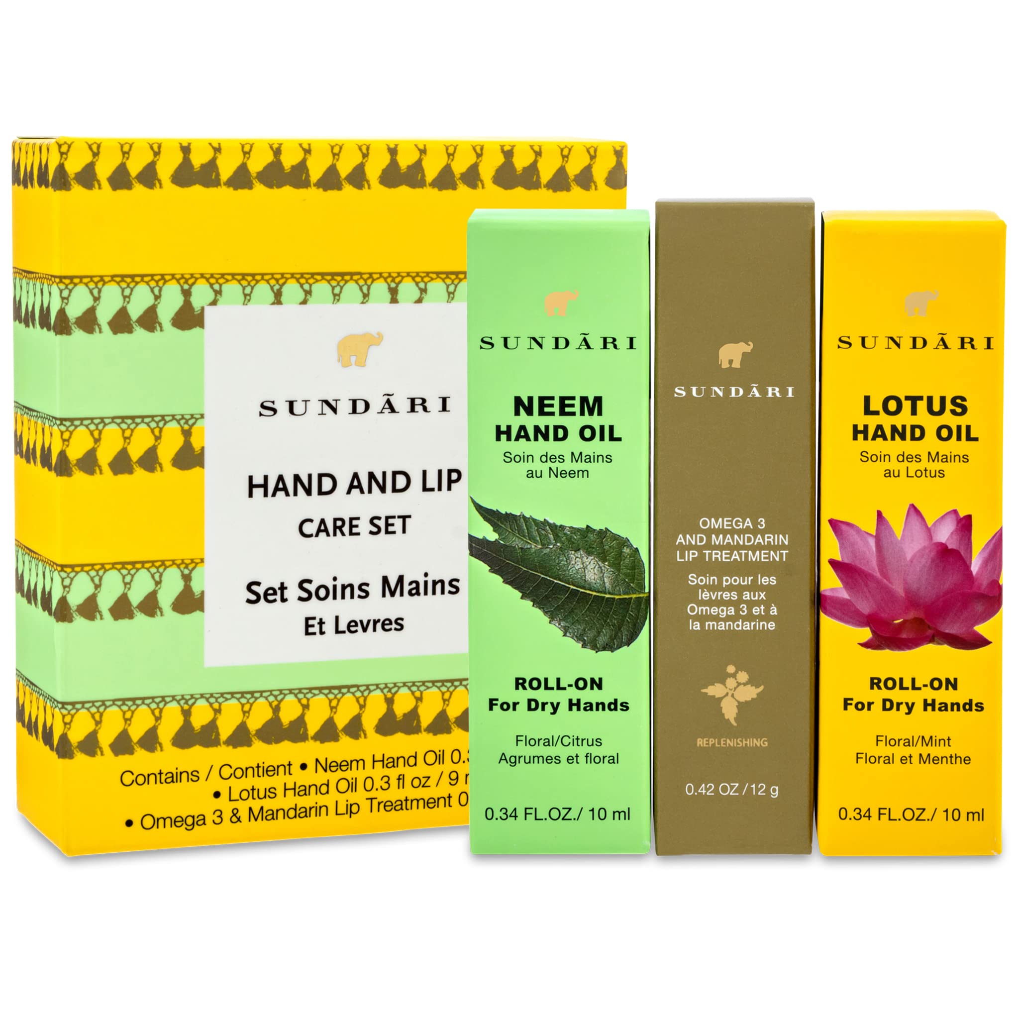 SUNDARI Hand and Lip Care Set