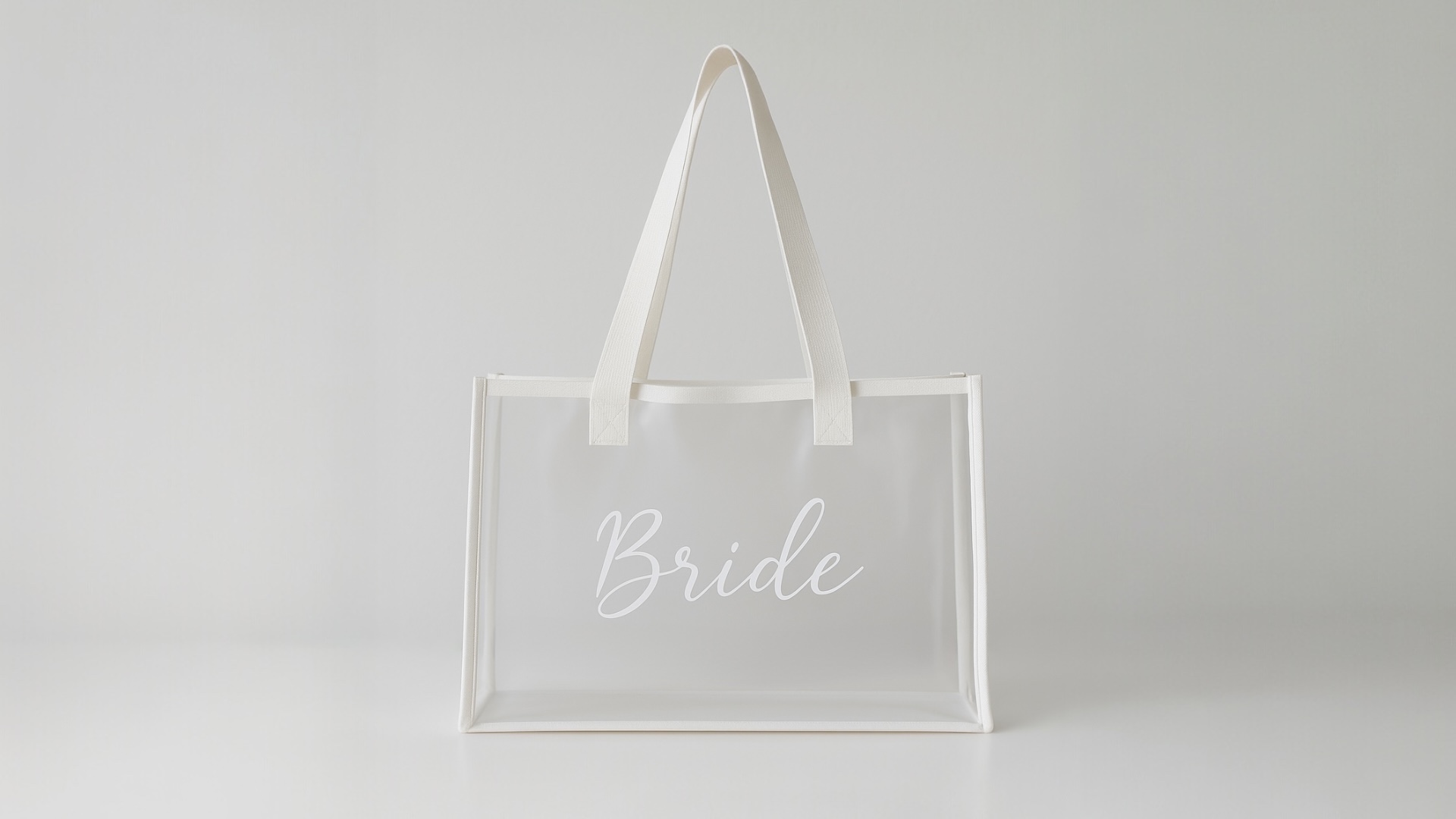 Bolsa Tote Transparente para Novias miniatura 7