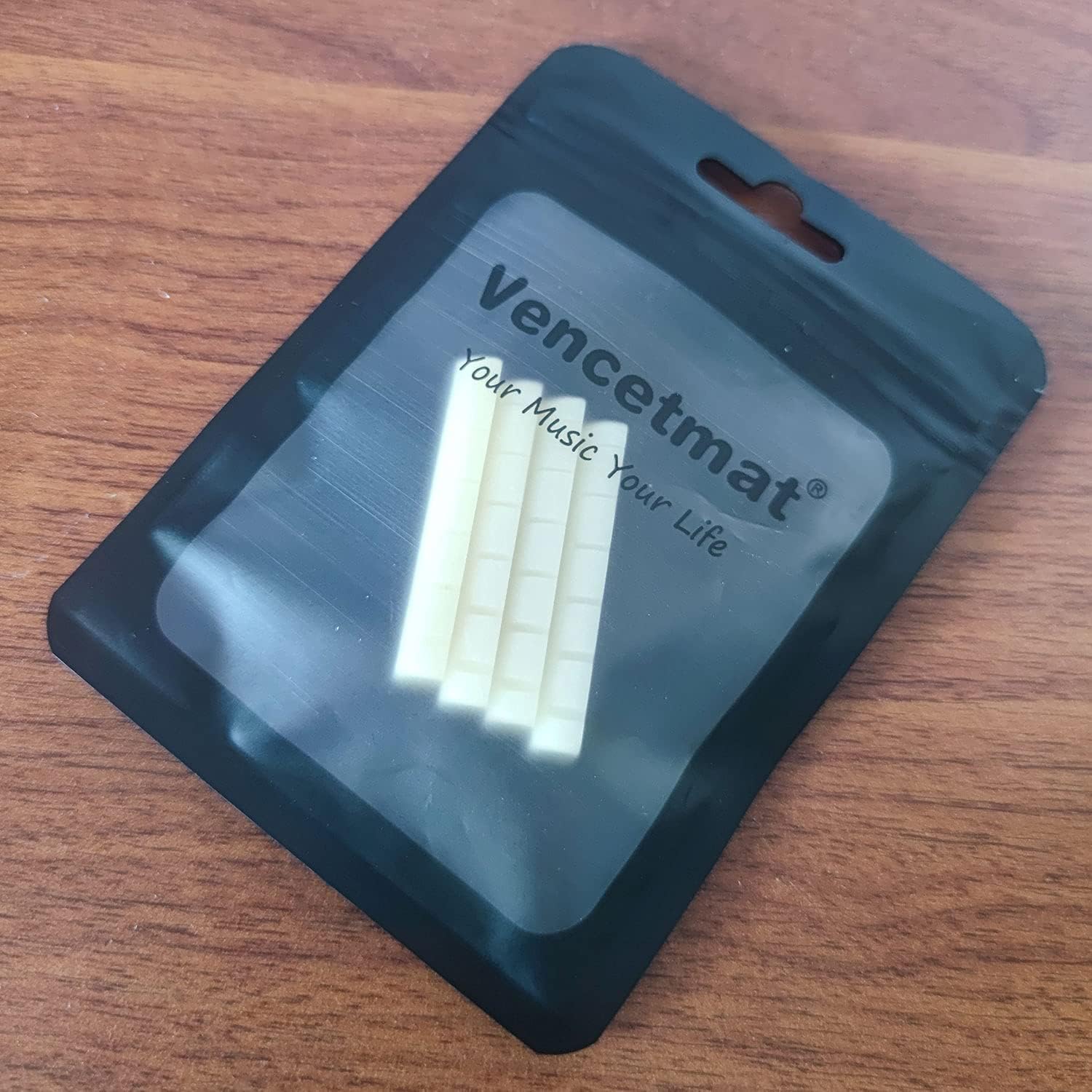 Vencetmat Unbleached Acoustic Guitar Nuts, Fit for 43mm,1 11/16 Width Neck Slot, Pure Complete Bone, Bone Original Color, Vintage Style, 4 Pack : Musical Instruments