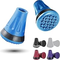 Vista 3 de Rehand Puntas coloridas para bastón y bastón todo terreno (azul)