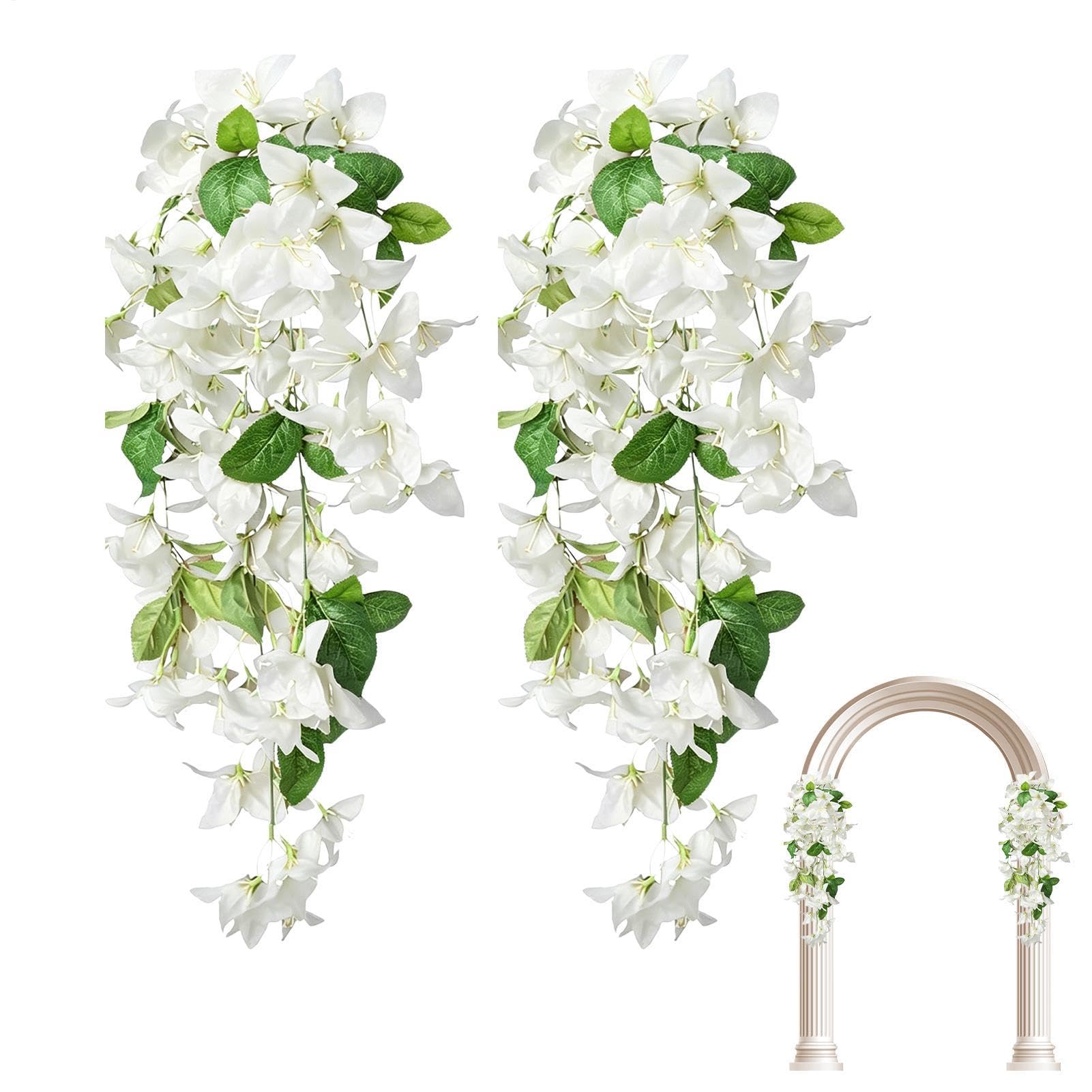 Fleurs suspendues artificielles pour purifier visuellement votre cuisine