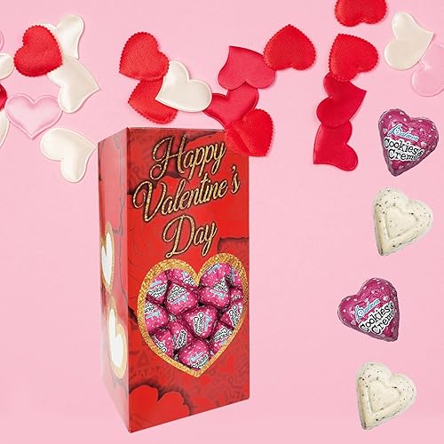 Miniatura 7 de Corazones de chocolate de San Valentín, corazones cremosos con leche, golosinas navideñas, láminas envueltas individualmente, certificado Kosher