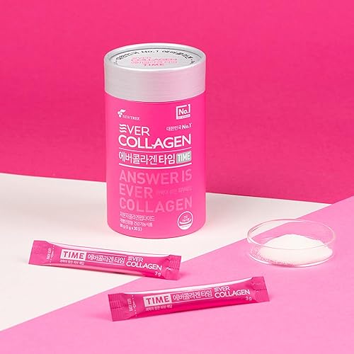 Miniatura 6 de NEWTREE EverCollagen Time Low Molecular Fish Marine Collagen Powder Sticks Paquetes que toman sin agua, suplementos de colágeno coreano para