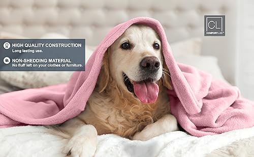 Miniatura 4 de Comfort Lab Manta de cama de franela de felpa, suave, ligera, manta de forro polar para sofá, cama y decoración del hogar, manta de cama de forro